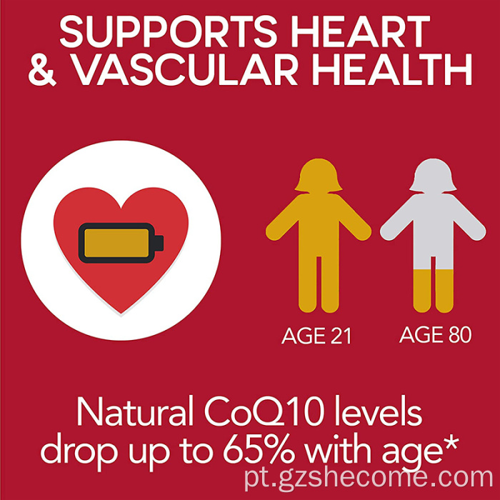 Suplemento superior coq10 de alta qualidade coq10 softgel